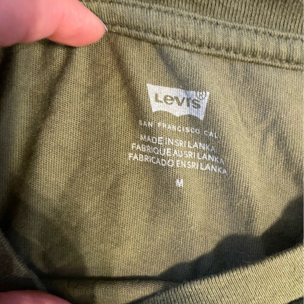 Levi's Men's/Unisex Camouflage With Orange Graphic, Long Sleeve T Shirt - Picture 4 of 7